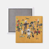 Dag van de Doden, uit Oaxaca Magneet (Voorkant / Achterkant)