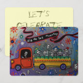 DAG VAN DE DODEN UITNODIGING (Voorkant / Achterkant)