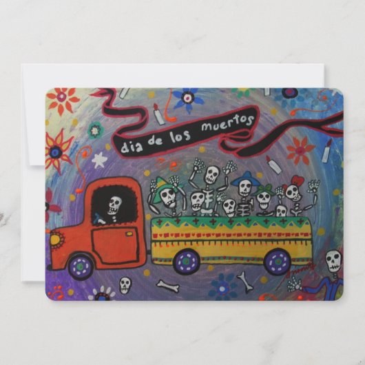 DAG VAN DE DODEN UITNODIGING (Voorkant)