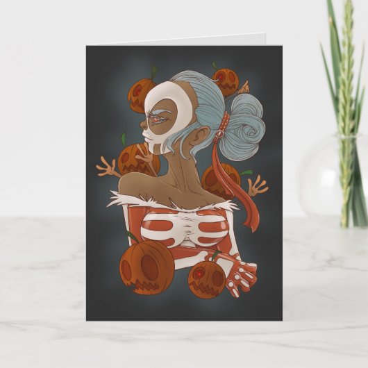 dag van de doden wenskaart kaart (Voorkant)