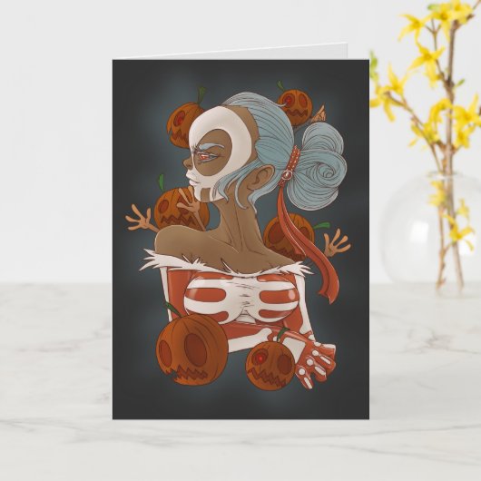 dag van de doden wenskaart kaart (Gele Bloem)