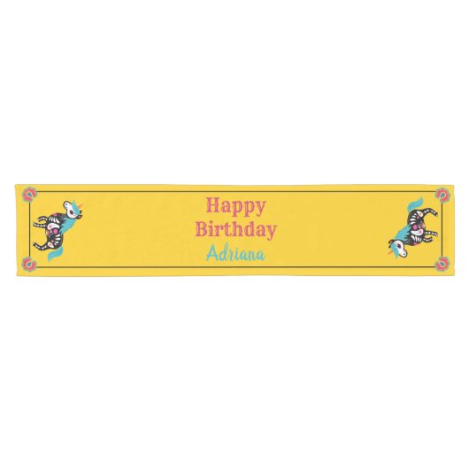 Dag van de dodesuikerschedel korte tafelloper (Horizontaal)