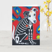 Dag van de Dog Kaart (Gele Bloem)