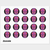 Dag van de dood 2 ronde sticker (Vel)