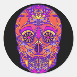 Dag van de dood 2 ronde sticker