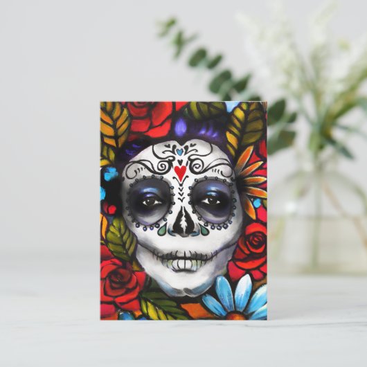 Dag van de dood briefkaart (Staand voorkant)