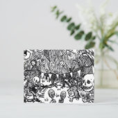 Dag van de dood briefkaart (Staand voorkant)