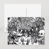 Dag van de dood briefkaart (Voorkant / Achterkant)