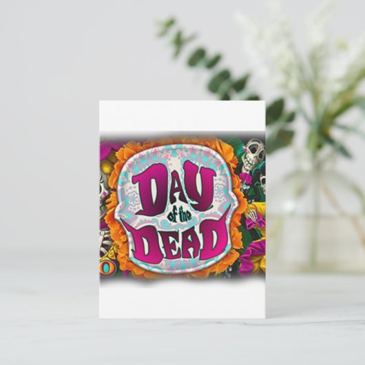 Dag van de dood briefkaart (Staand voorkant)