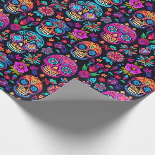 Dag van de dood cadeaupapier (Hoek)