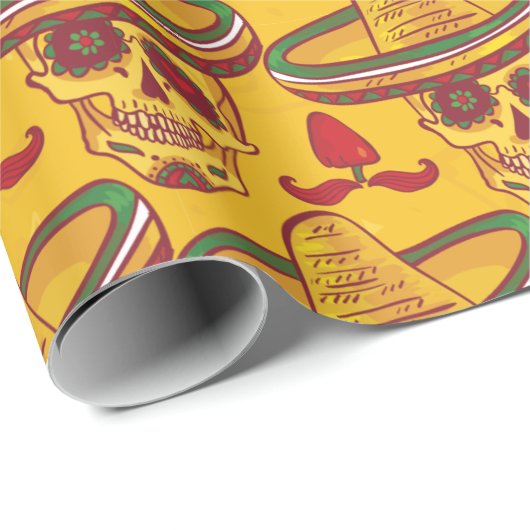 Dag van de dood cadeaupapier (Rol Hoek)