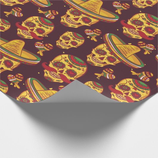 Dag van de dood cadeaupapier (Hoek)