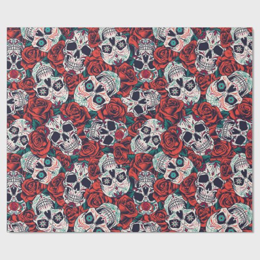 Dag van de dood cadeaupapier (Vlak)