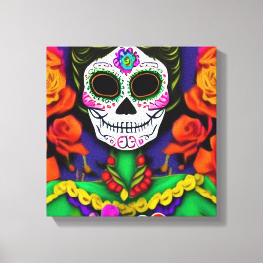 Dag van de dood canvas afdruk (Voorkant)