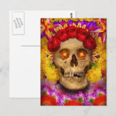 Dag van de dood - Dia de los Muertos Briefkaart (Voorkant / Achterkant)
