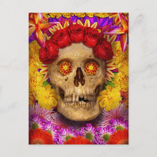 Dag van de dood - Dia de los Muertos Briefkaart (Voorkant)