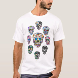 Dag van de dood - Día de Los Muertos - Suikersched T-shirt