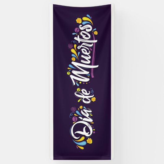 Dag van de dood - Dia De Muertos Banner (Verticaal)
