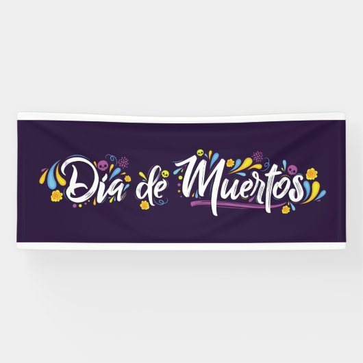 Dag van de dood - Dia De Muertos Banner (Horizontaal)