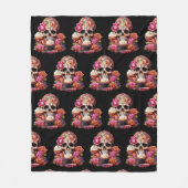 Dag van de dood fleece deken (Voorkant)