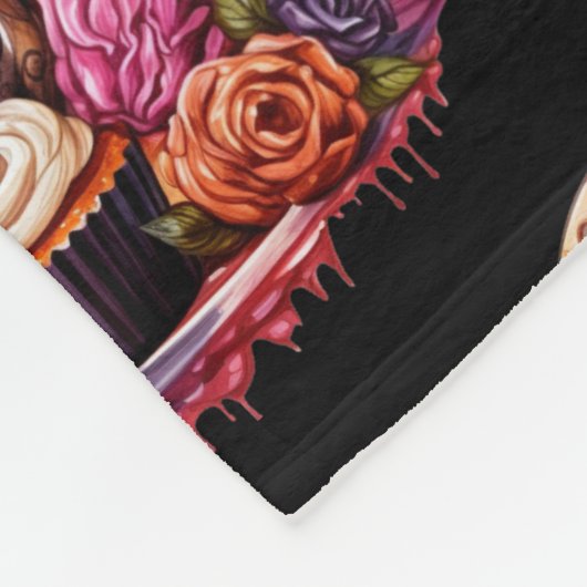 Dag van de dood fleece deken (Hoek)