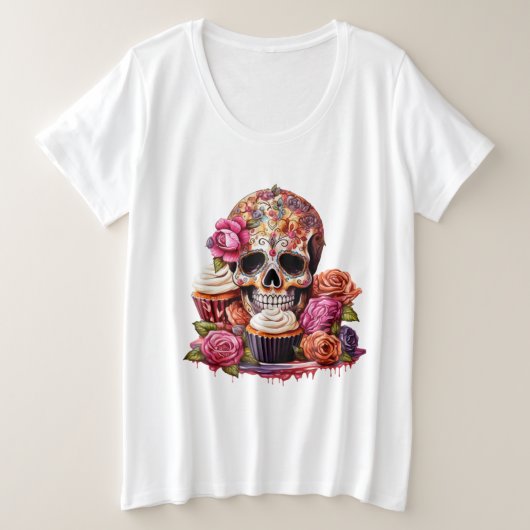 Dag van de dood grote maat t-shirt (Design voorkant)