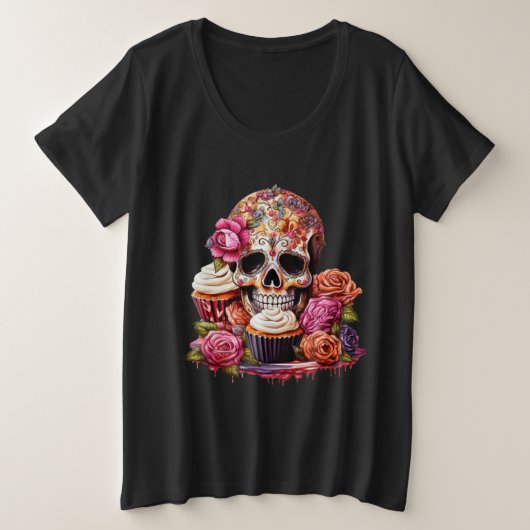 Dag van de dood grote maat t-shirt (Design voorkant)