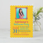 Dag van de Dood-halloween-feest Kaart (Staand voorkant)