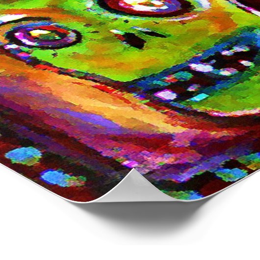 Dag van de dood in het rood poster (Hoek)