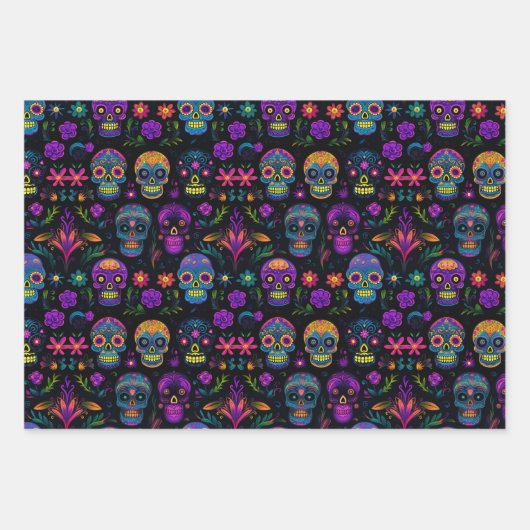 Dag van de dood inpakpapier vel (Voorkant 2)