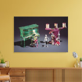 Dag van de dood is muzikant canvas afdruk (Insitu (Woonkamer))