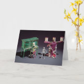 Dag van de dood is muzikant kaart (Gele Bloem)