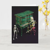 Dag van de dood is muzikant kaart (Gele Bloem)