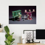 Dag van de dood is muzikant poster (Thuiskantoor)