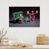 Dag van de dood is muzikant poster (Keuken)