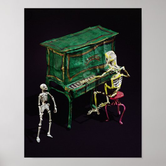 Dag van de dood is muzikant poster (Voorkant)