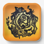 Dag van de dood - José Guadalupe Posada Papieren Bordje (Voorkant)