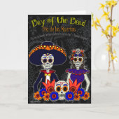 Dag van de dood kaart (Gele Bloem)