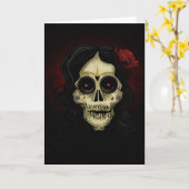 Dag van de dood kaart (Gele Bloem)