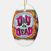 Dag van de dood keramisch ornament (Links)
