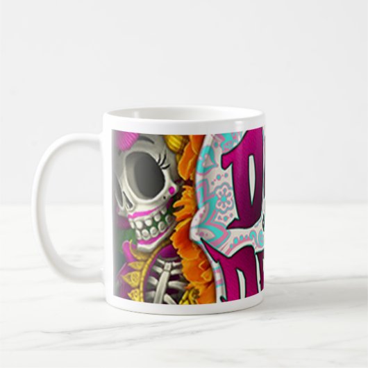 Dag van de dood koffiemok (Links)