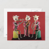 Dag van de dood: Mariachi uit Oaxaca Briefkaart (Voorkant / Achterkant)