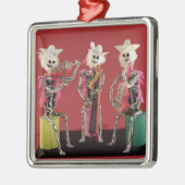Dag van de dood: Mariachi uit Oaxaca Metalen Ornament (Links)