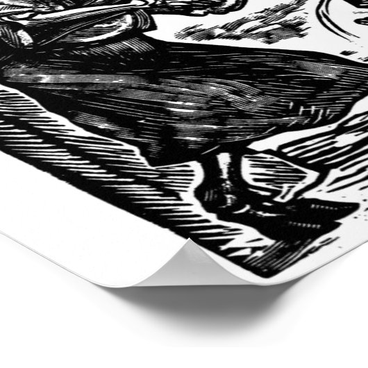 Dag van de dood, Mexico. Circa 1947. Poster (Hoek)