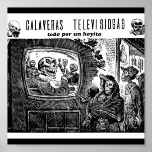 Dag van de dood, Mexico. Circa 1949 Poster