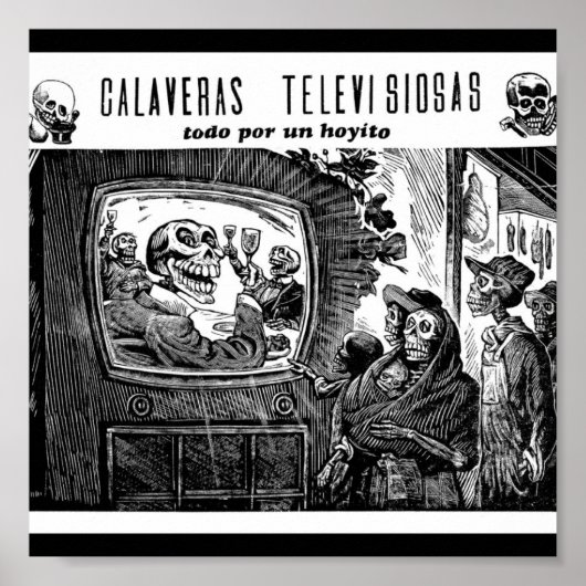 Dag van de dood, Mexico. Circa 1949 Poster (Voorkant)