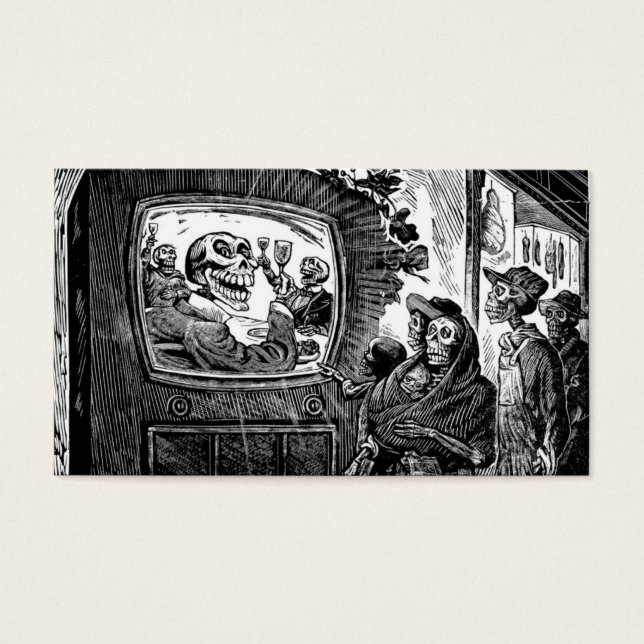 Dag van de dood, Mexico. Circa 1949 Visitekaartjes (Voorkant)