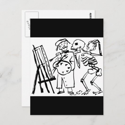 Dag van de dood, Mexico. Circa 1951 Briefkaart (Voorkant / Achterkant)