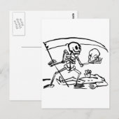 Dag van de dood, Mexico. Circa 1951. Briefkaart (Voorkant / Achterkant)