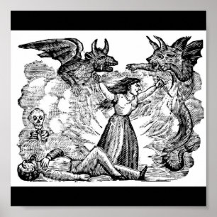 Dag van de dood, Mexico ongeveer 1800 jaar Poster